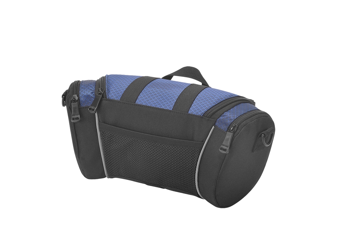 2026-bolsa Para Manillar De Bicicleta 5l Capacidad Grande Nylon Con Cintas Reflectantes Azul