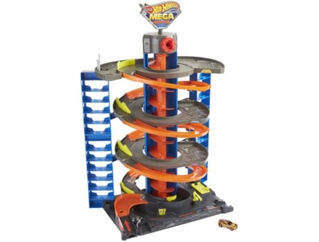 Coche HOT WHEELS 50 Mega Garage (Edad Mínima: 4 Años - 68,5 x 13,5 x 35,5 cm - Artículo Surtido)
