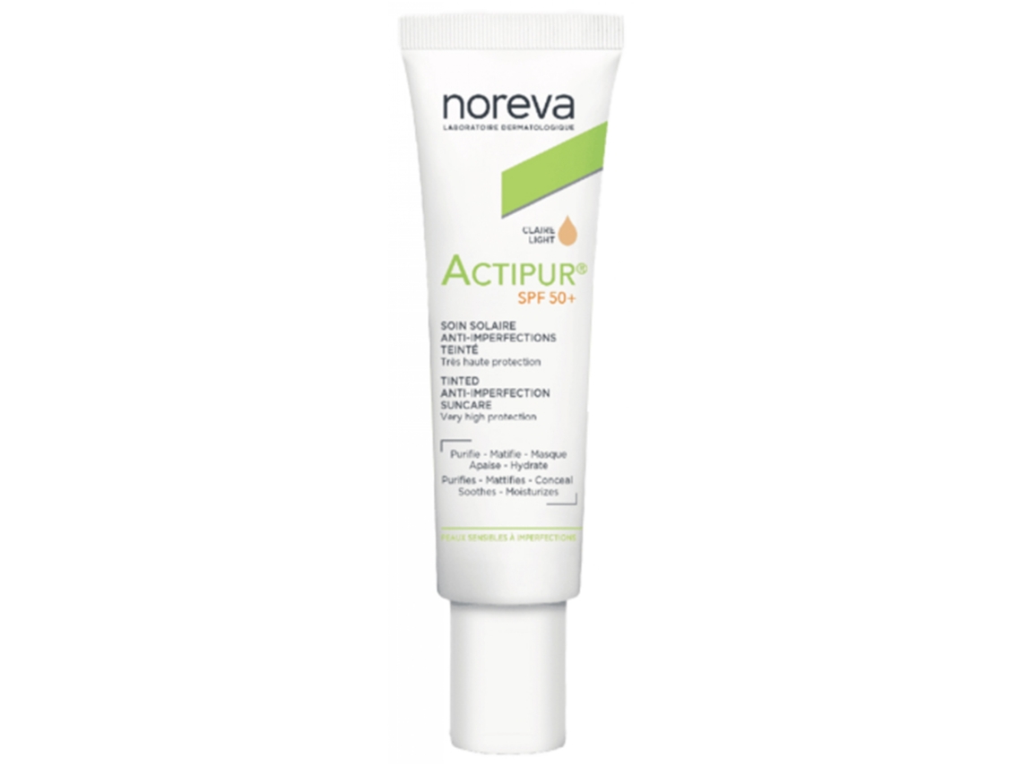 Actipur Cuidado Solar Anti-Imperfecciones Spf50+ Tinte Ligero 30 Ml NOREVA