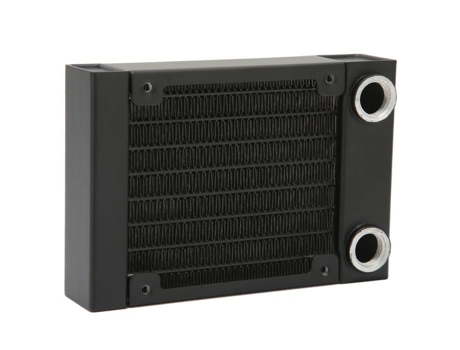 HURRISE Pc Enfriador de agua Intercambiador de calor de aluminio Caja de computadora Sistemas de refrigeración por agua