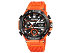 Reloj De Pulsera Electrónico Luminoso E Impermeable (naranja), Reloj Multifuncional Para Estudiantes, Caja Octogonal.