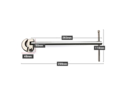Llave Multifuncional Para Fregadero Acero Carbono Grifo Tuberías Instalación Desmontaje Herramienta 8-28mm Cabezas Móviles 180°