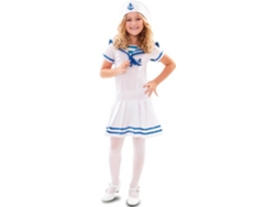 Disfraz de Niña DISFRAZZES Marinera Azul Y Blanco (Talla: 3 a 4 años)