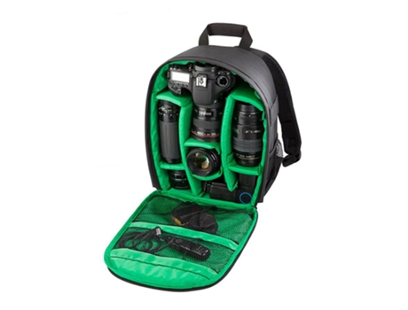Mochila de Fotografia SLOWMOOSE para Exterior Impermeable (Verde)