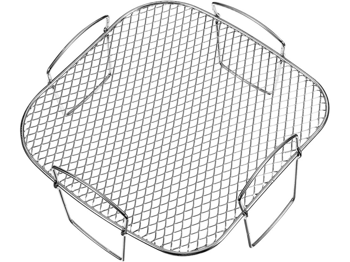 Rejilla Apilable Para Freidora De Aire, Soporte Multiusos De Acero Inoxidable