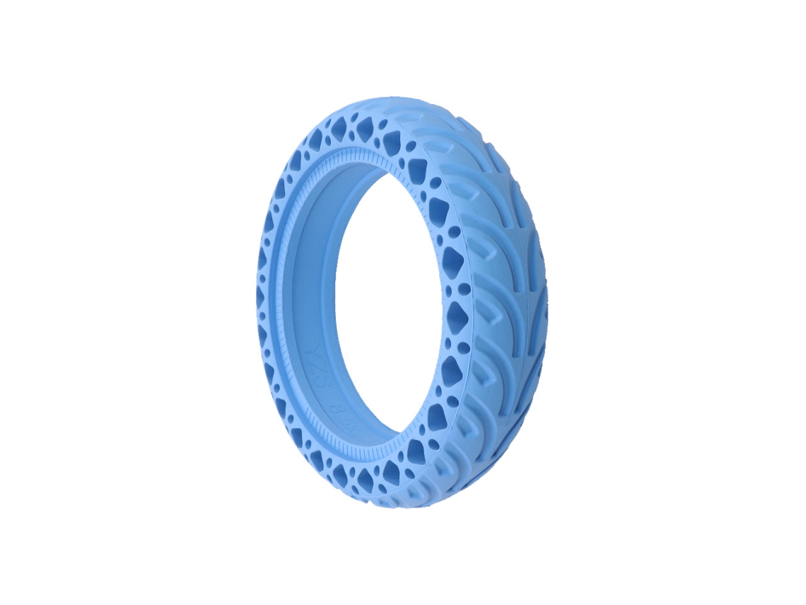 Accesorios para patinete eléctrico Fwinl para Xiaomi M365/pro: Neumáticos macizos antiexplosivos universales de 8,5 pulgadas (8,5x2) de color azul.