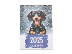 Calendario Mensual De Perros Salchicha 2025 Para Amantes De Los Perros - Imágenes Nítidas - Para Colgar En La Pared