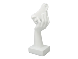 Estatua De Rostro De Pensador Escultura De Resina Figura Decorativa Para Sala Dormitorio Oficina Blanco