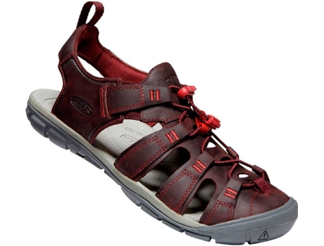 Sandálias para Mujer KEEN Clearwater Cnx Leather Rojo para Montaña (EU 37)