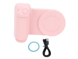 Soporte Magnético Para Cámara Con Asa, Base De Carga Inalámbrica De 3300 Mah, Color Rosa, Para Filmación Y Fotografía.