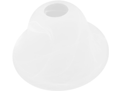 Pantalla de cristal pequeña en forma de nube con cubierta de cristal transparente para lámparas Gokoco