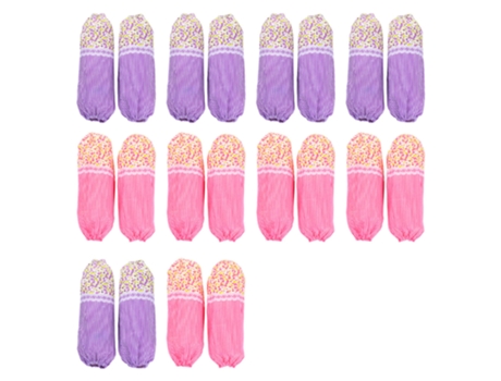 10 Pares De Fundas Antiincrustantes Y De Protección Solar - Violeta * 5 Pares Rosa * 5 Pares 10 Pares De Fundas Antiincrustantes Y De Protección So...