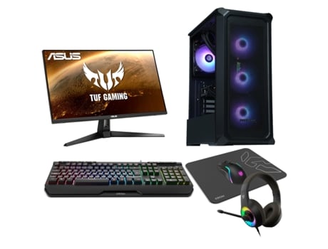 Torre EPICAL-Q Pack Vplus68 Intel Core i5 14400F, 32GB, 1TB SSD, RTX 4060Ti Monitor 27 165hz FHD IPS Combo Gaming