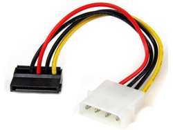 Cable de Datos STARTECH Adaptador Cable de Datos 15cm Alimentación SATA Ángulo a la Izquierda 15 Pin