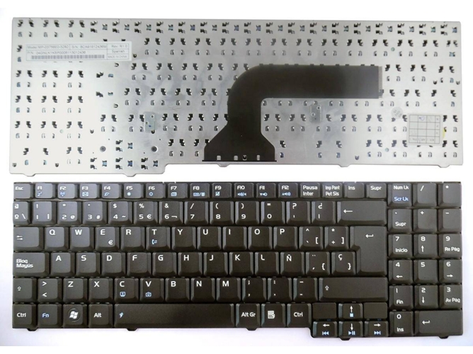 Teclado Asus M50 M50V M70 M70V G50 G50V G70 G70V F7 X55 X57 X70 X71 Series Versión 2