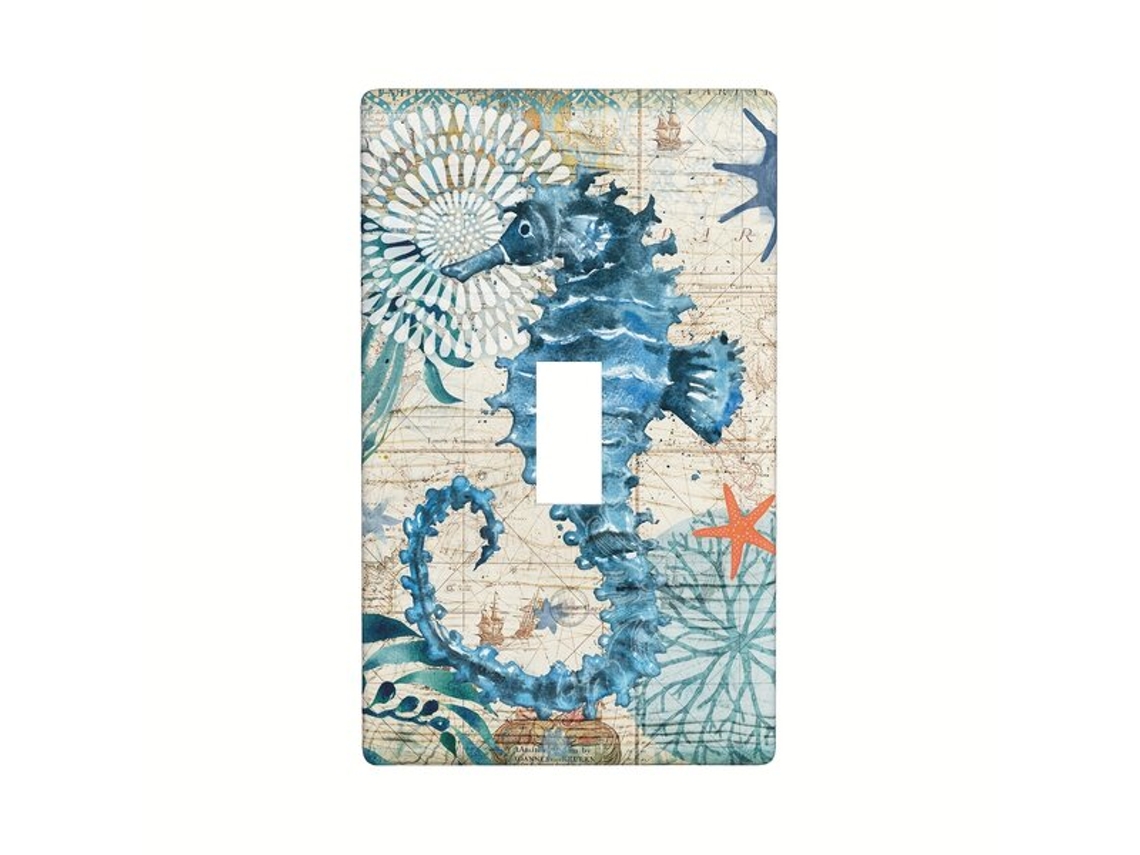 Muro de una sola palanca, tortuga, pulpo, caballito de mar, ballena.vayotoy