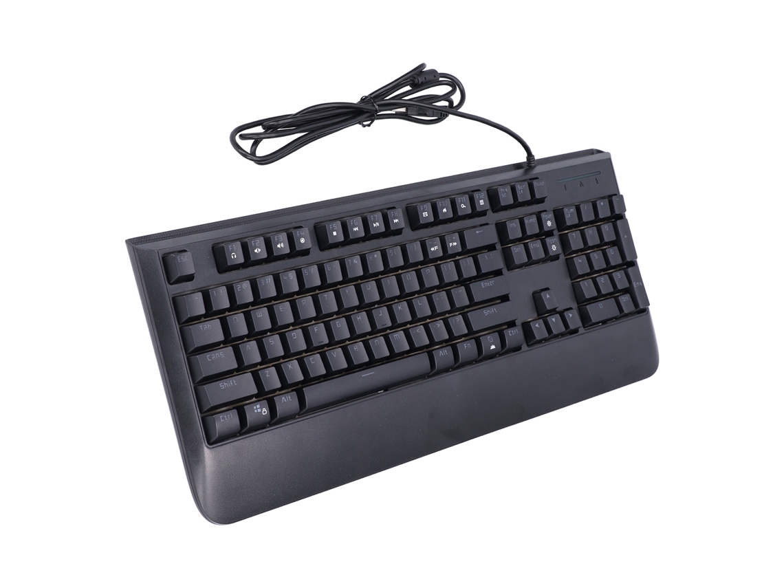 Baoj-2026novoteclado Teclado mecánico para juegos con cable y retroiluminación USB