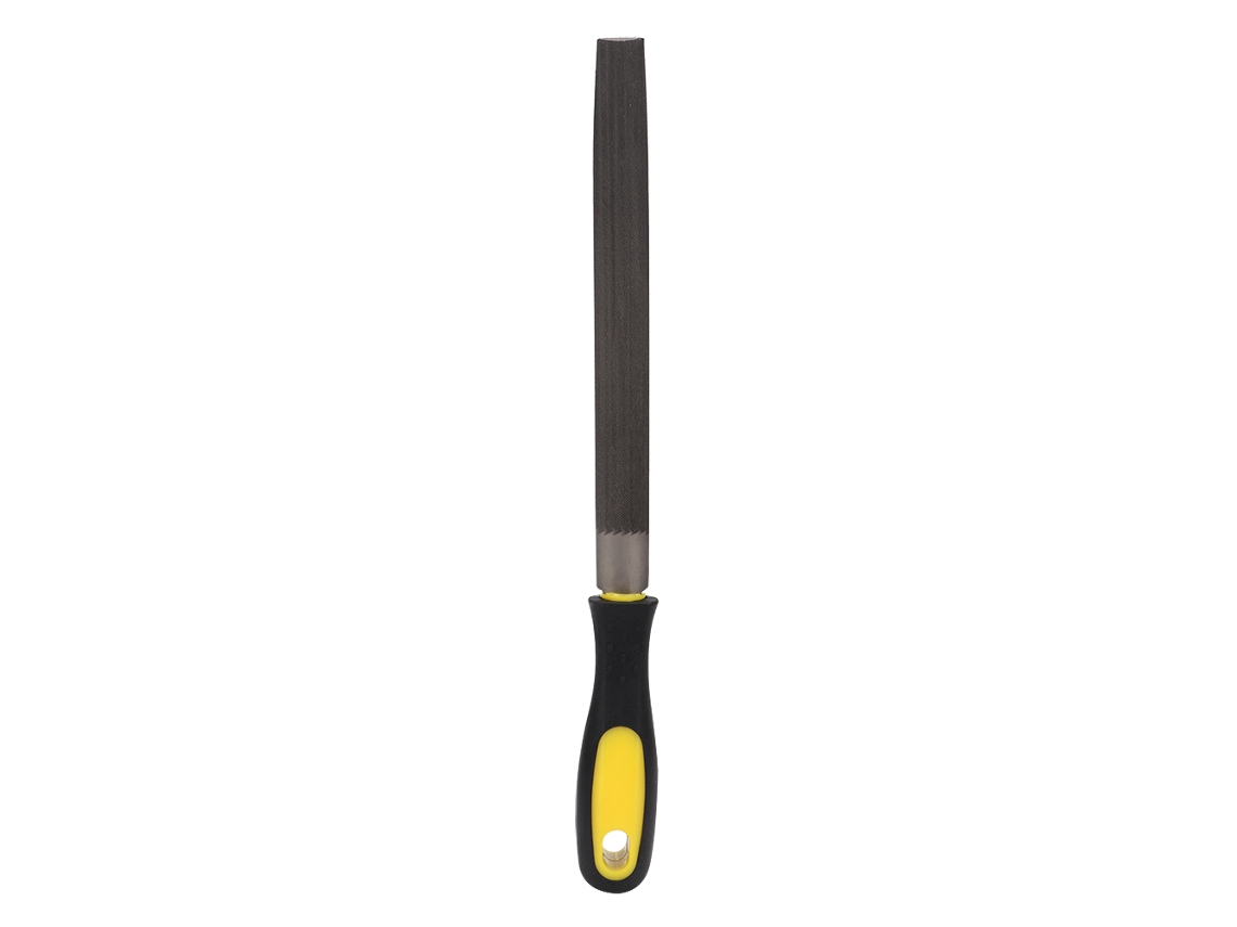 Lima De Acero Semicircular De 8 Pulgadas Con Mango Para Afilar Y Dar Forma A Proyectos De Metal (lima De Dientes Finos)