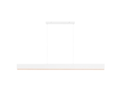 Candeeiro Led Suspenso Mara Metal Branco