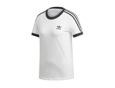 Camiseta ADIDAS ORIGINALS Mujer (Algodón - Blanco - 30)