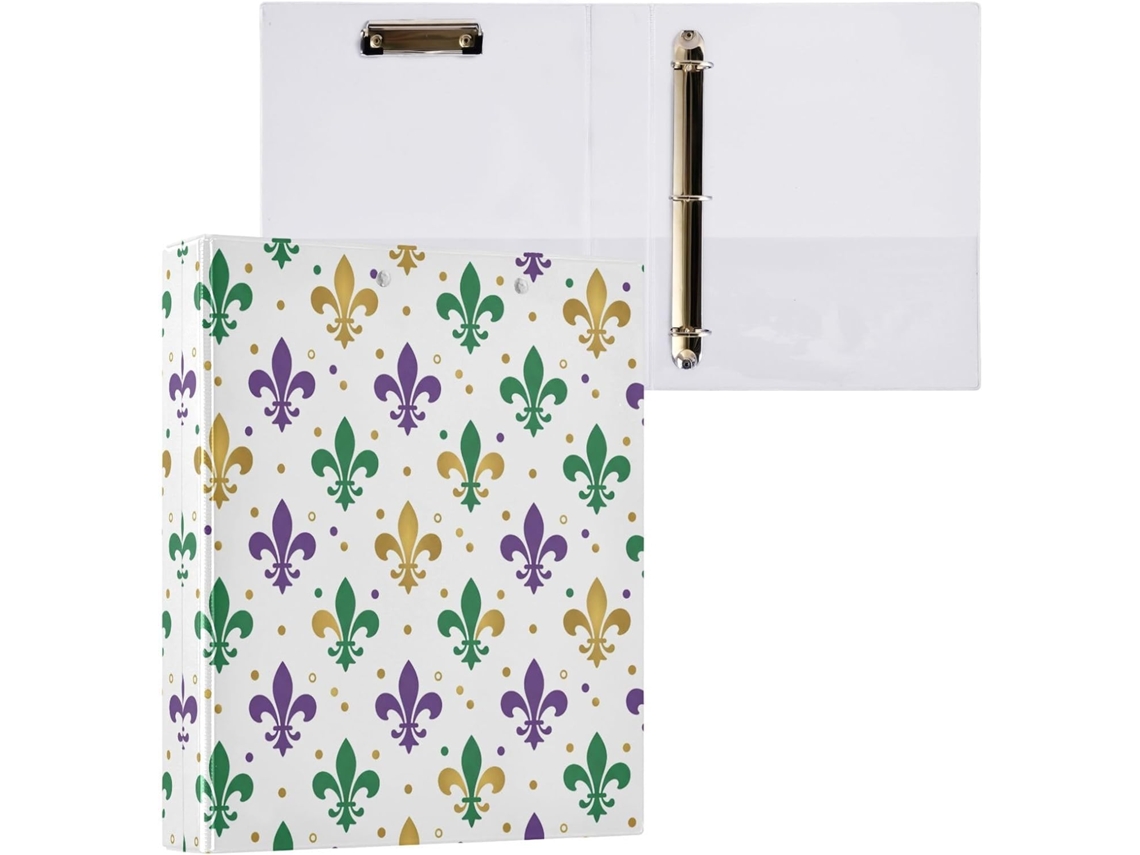 Besportble Carpeta De Anillas Redondo Con Portapapeles Y Oficina Pvc. 27,9 X 21,6 Cm 31,5 27 6