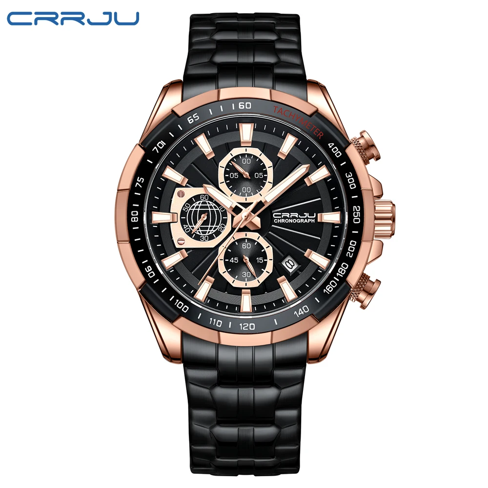 Reloj De Negocios Impermeable Para Hombre Con Correa De Acero.