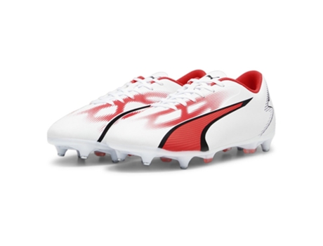 Botas de fútbol Unisex para Fútbol PUMA Ultra Play Mxsg Blanco (45)