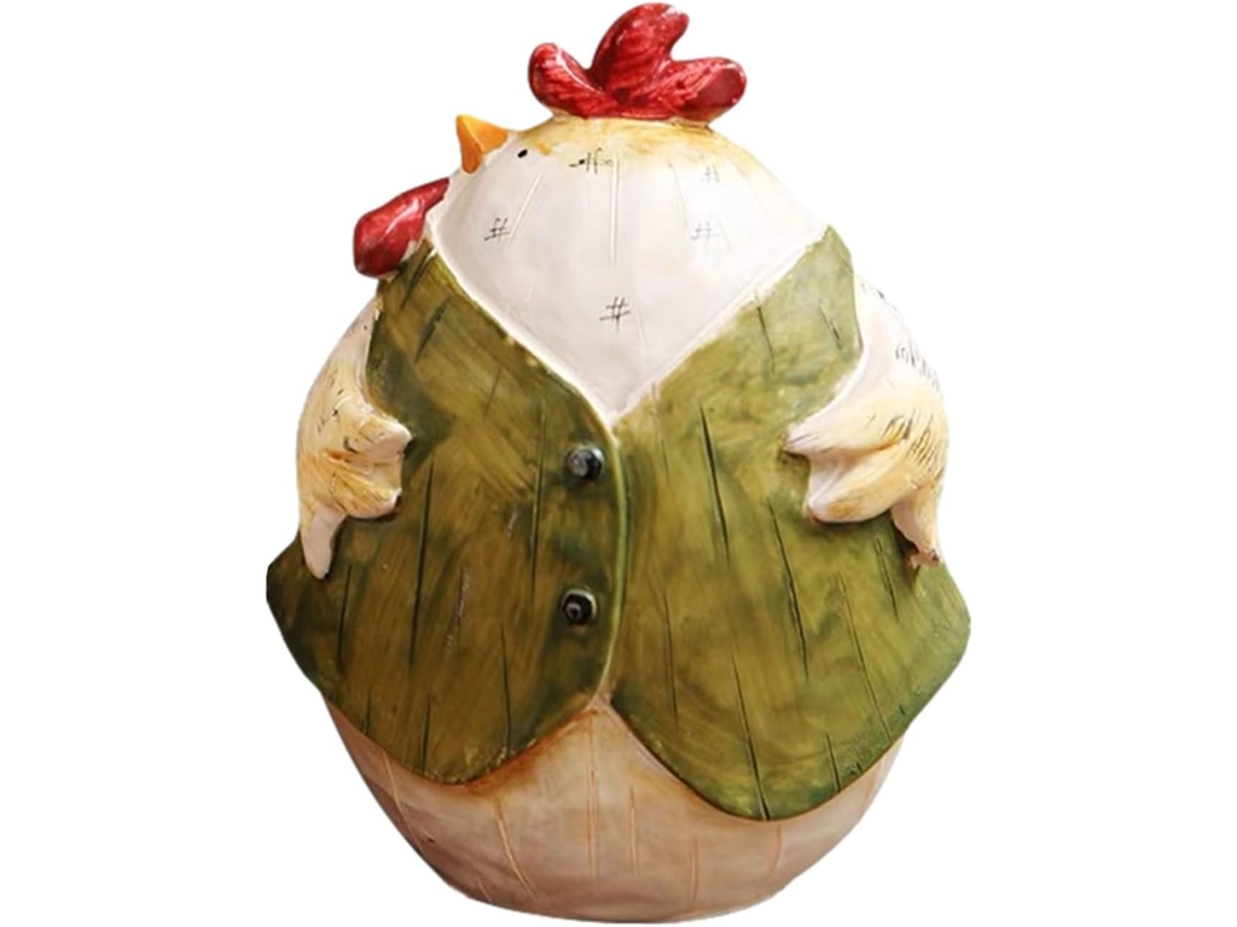 Estatua De Gallina Para Interiores – Figura Decorativa De Resina, Gallina De Pascua, Esculturas De Gallinas – Para