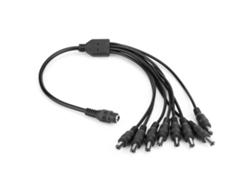 Vlrla-2026novocable Divisor De Energía Cctv De 1 Hembra A 8 Machos