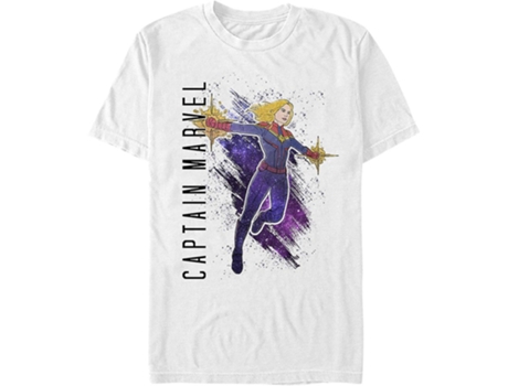 Camiseta ROCKINSTONE Capitã Marvel Pintura Avengers Endgame (L)
