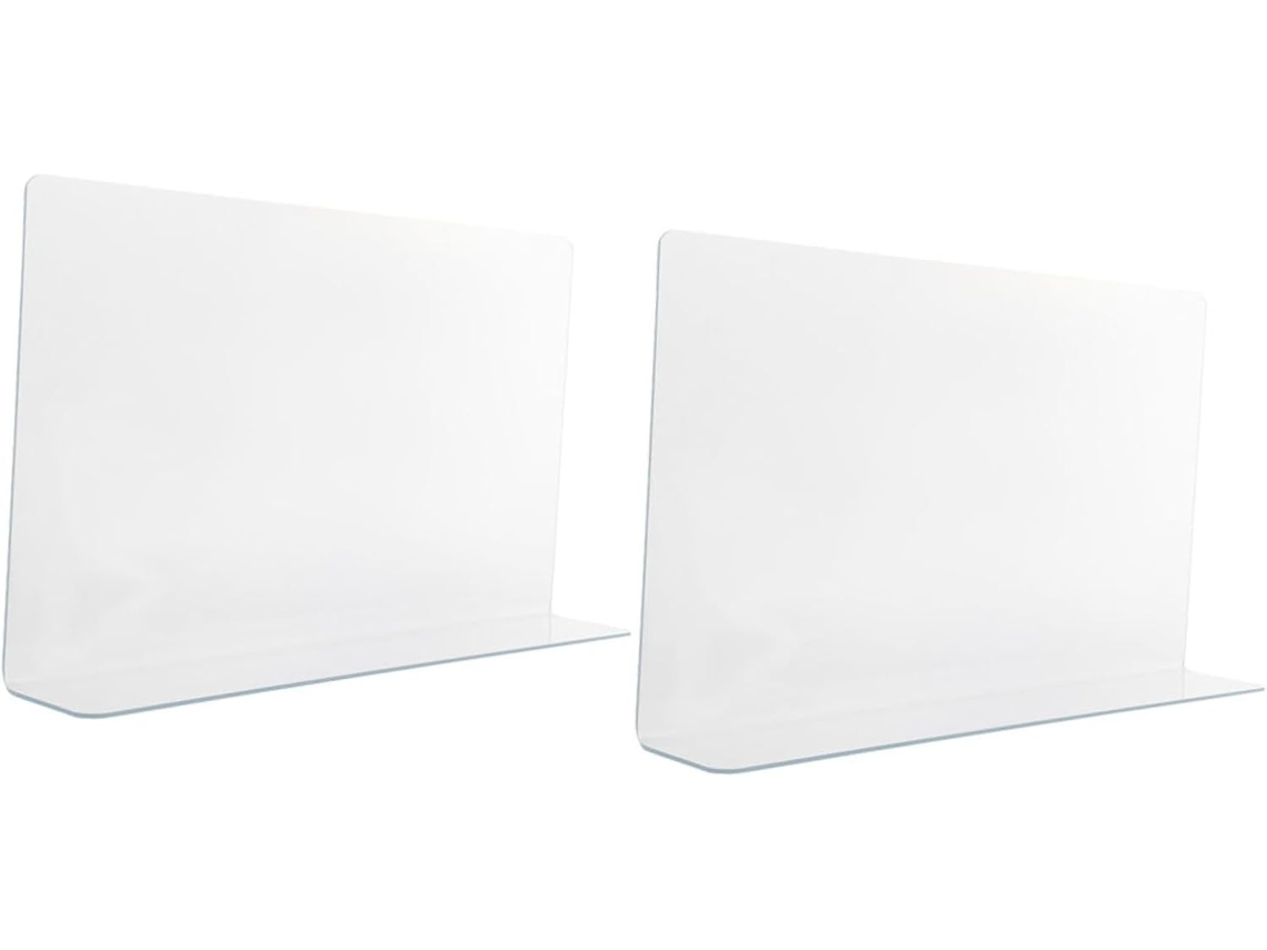 Juego De 2 Protectores Antisalpicaduras De Pvc Transparente,