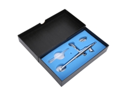 Kit De Aerógrafo De Doble Acción Con Alimentación Por Gravedad De 0,2 Mm Y 2 Cc Para Pintura De Uñas Y Cuerpo.