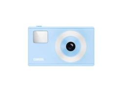 Cámara digital retro CCD vintage 1080P para adolescentes, tarjeta SD de 32 GB, zoom 16x, azul Yizhood