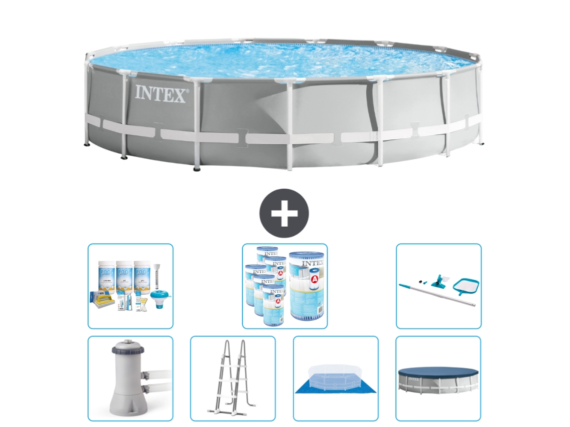Piscina Tubular INTEX 26724GN-CB46 (14614 L - 457x107cm)