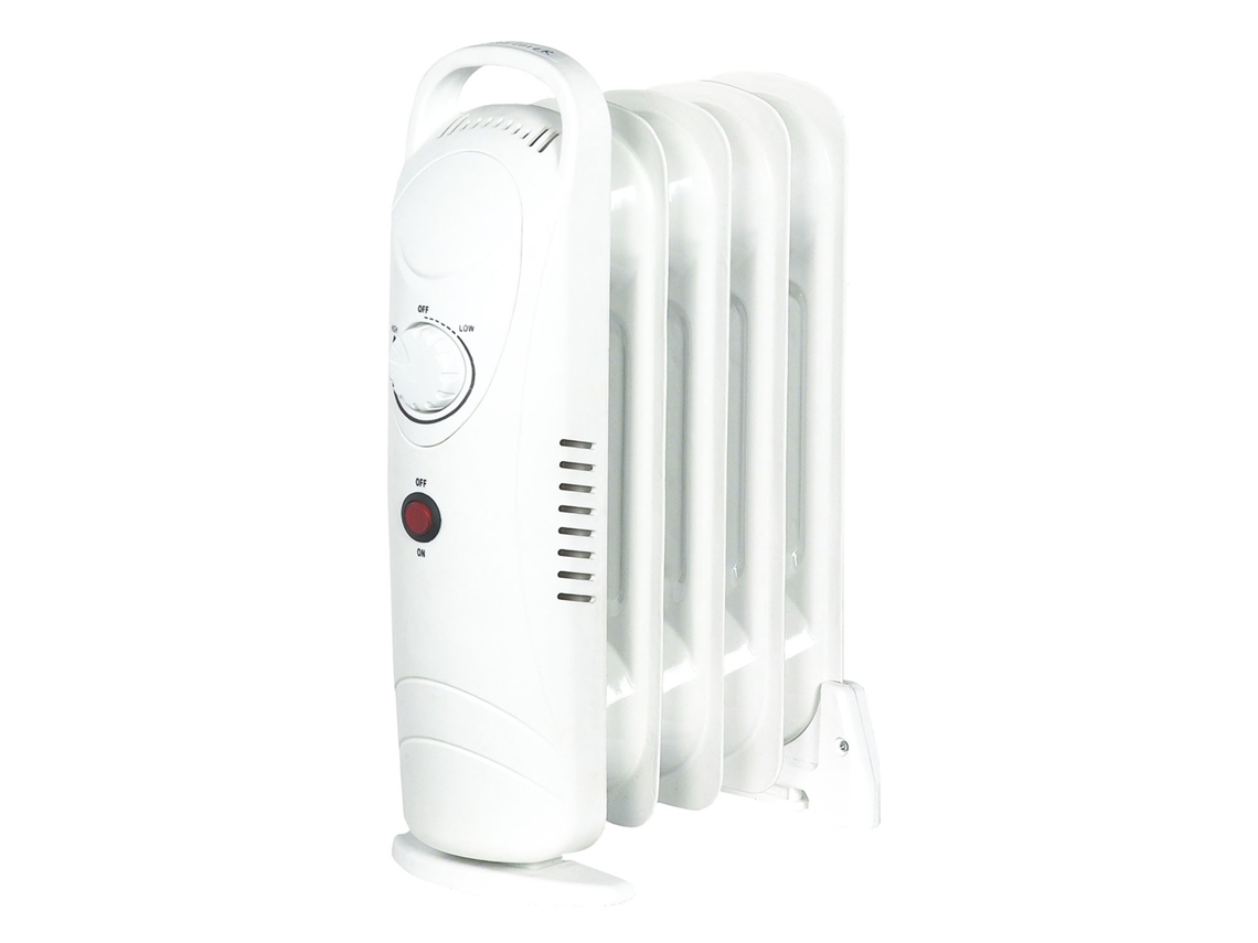 Radiador eléctrico Mercalor Aceite de 5 elementos, 500 W, con ala | Oferta exclusiva de Mercatools