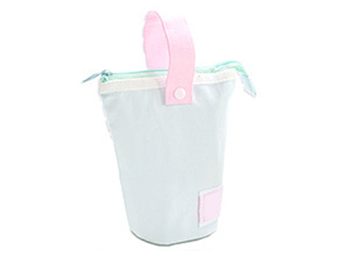 Estuche De Lápices Plegable Vertical Con Cremallera, Capacidad Grande, Ideal Para Oficina, Escuela Y Hogar