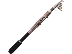 Caña De Pescar, Pescar Mar, Retráctil Portátil Corta 1,8-3,3 M, Carro Pesca Fibra Carbono Súper Resistente,...
