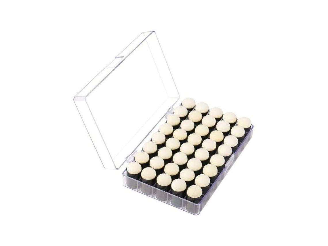 40 Esponjas Para Pintar Con Caja De Almacenamiento, Kit De Pintura Para Tarjetas Y Manualidades.
