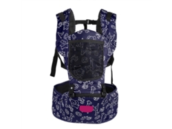 Portabebés Para Recién Nacidos Con Asiento Ajustable Y Transpirable Para Las Nalgas (azul)