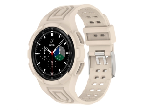 Correa TPU + PU para Samsung Galaxy Watch4 Classic 46mm - blanco marfil