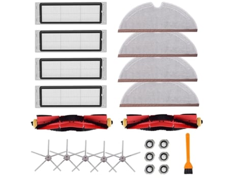 Kit de accesorios de 22 piezas para Xiaomi Roborock S4 S5 S6 E4 E20 E25 E35 S50 piezas de recambio de aspiradora robótica