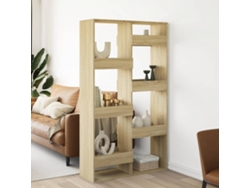 Biombo | Biombo 100x33x175 cm, derivados de madera, roble Sonoma, WSD970103, Lovely Home
