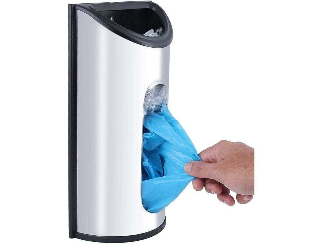 Dispensador de bolsas de plástico para cocina y soporte para bolsas de plástico para colgar en la pared. Bolsa de la compra Jortmrd