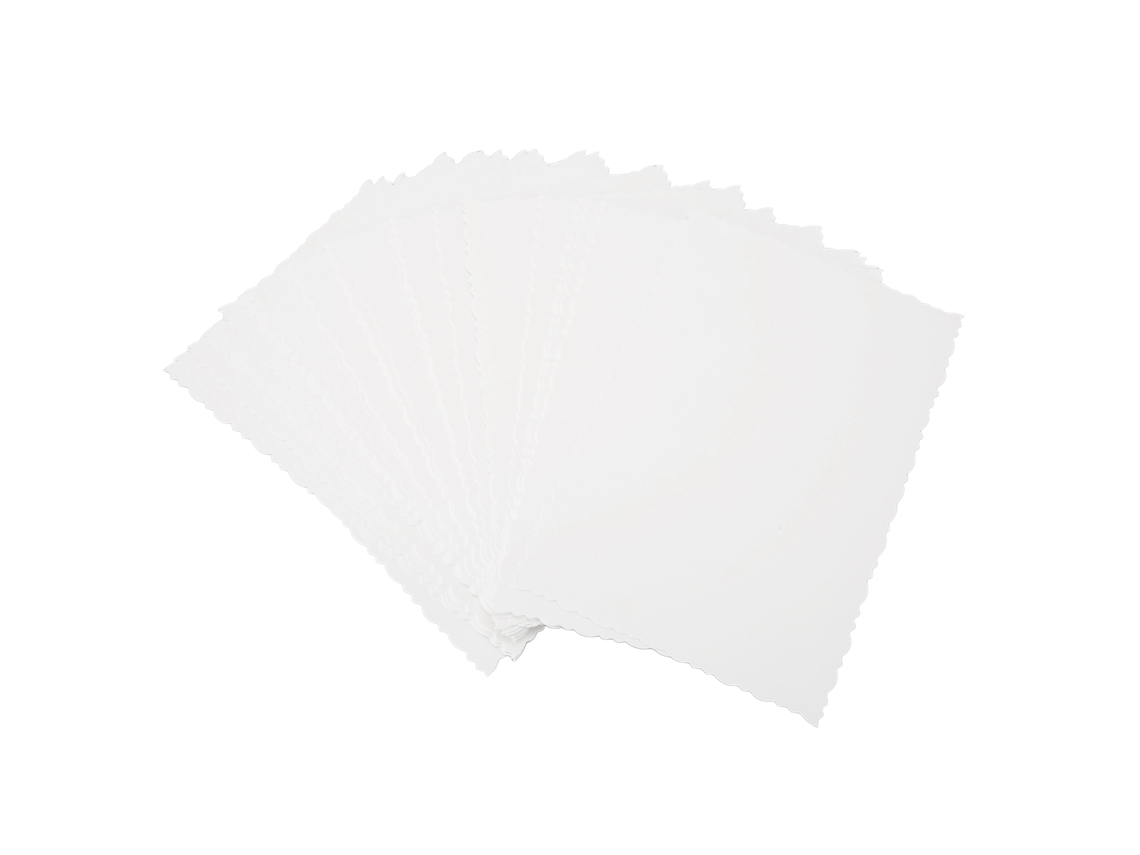 100 Hojas Papel Cartulina 250gsm 15x10cm Blanco Para Tarjetas Postales Invitaciones Scrapbooking