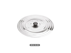 Tapa Universal Acero Inox Para Ollas Y Sartenes Ø32 - 34 - 36 Cm