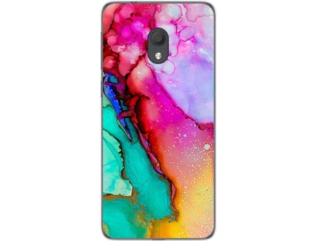 Carcasa Alcatel 1C (2019) TUMUNDOSMARTPHONE Mármol 15 Multicolor