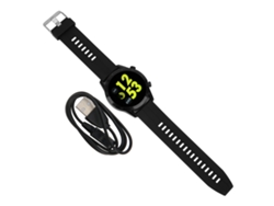 Reloj Inteligente Con Pantalla Hd Completa, Cuerpo De Fibra De Carbono, Monitorización De La Salud Y Modos Deportivos.