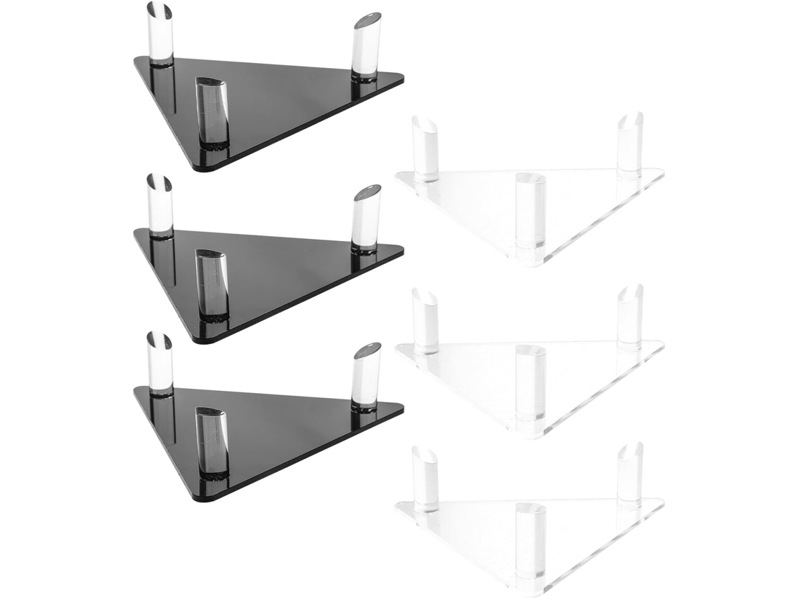 Soporte de pared de acrílico transparente para globos