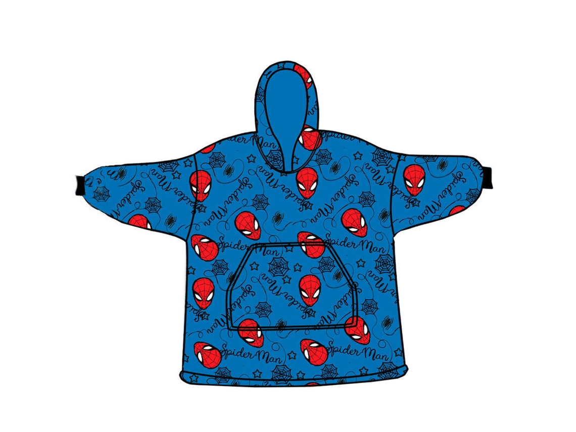 Cárdigan de punto extragrande para niños en color coral de Marvel Spider-Man de B.active