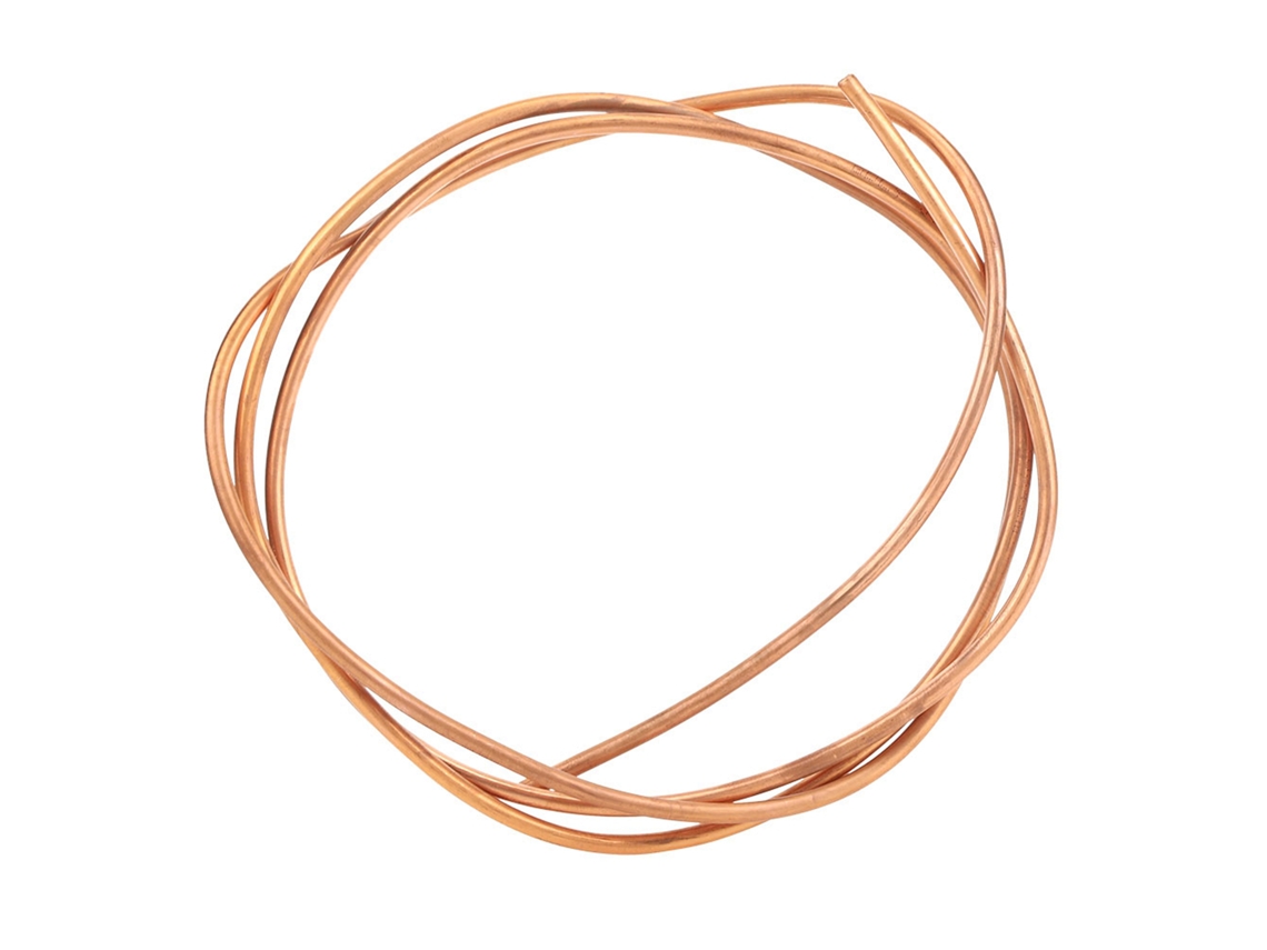 Tubo De Cobre C1100 T2 Blando Bobina 2m Para Aire Acondicionado Refrigerador Od 6mm Id 5mm